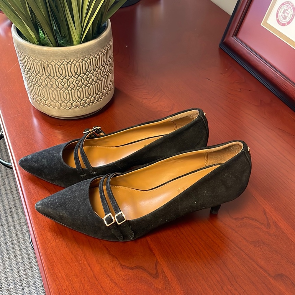 COACH Suede Pumps, 7.5